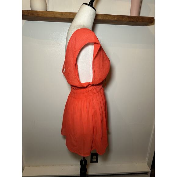 Vintage 60s Union Made Red Silky Sexy Lace V Neck Camisole Top Size M Stretchy - Picture 3 of 6